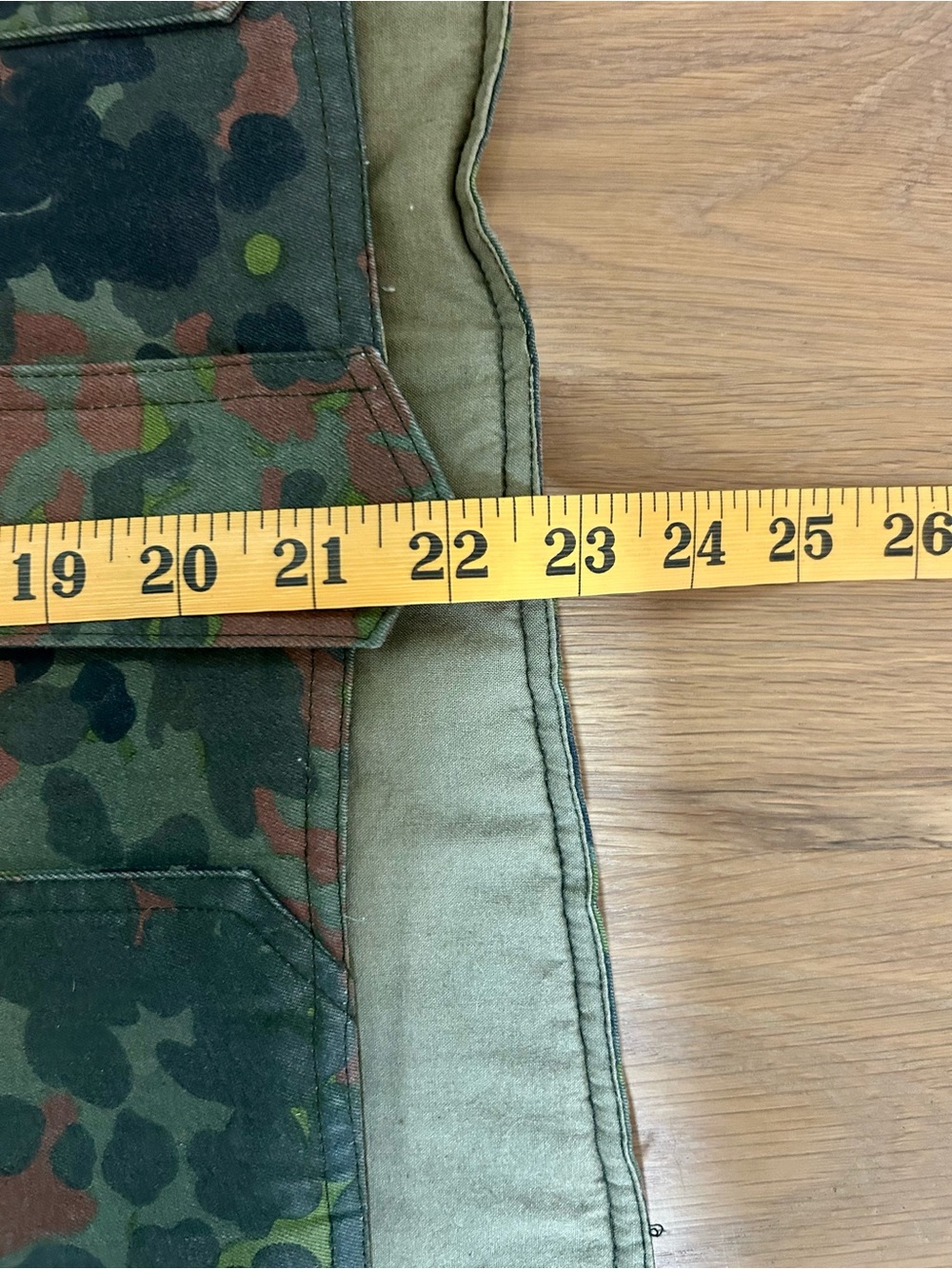 Vintage Camo Waxed Canvas Hunting Vest - Picture 9 of 12
